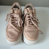 Nike Air Force One Women’s Size 8 Light Blush Sneakers Photo 0
