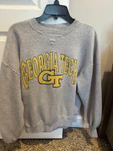 Vintage Grey Georgia Tech Sweatshirt Photo 0