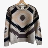 Cotton & Rye Outfitters Aztec Sweater M Women’s Western Tribal Photo 0