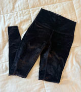 Black Velvet Lululemon Leggings Photo 0