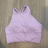 Lavender High Neck Sports Bra Photo 0
