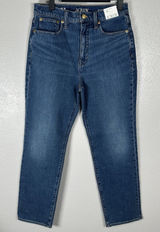 NEW J Crew Classic Straight Jeans Womens Size 27 Bronson Medium Wash Denim Photo 0