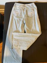 Bow jeans Blue Size 6 Photo 0