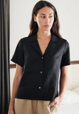 QUINCE‎ 100% European Linen Short Sleeve Shirt Photo 0