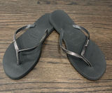 Havaianas Women's Slim You Shine Flip Flops - Black Photo 0