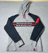 Ohio State Buckeyes Hoodie Womens L Gray Nike Pullover NCAA College School Photo 0