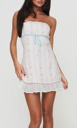 White Flower Dress Princess Polly Photo 0