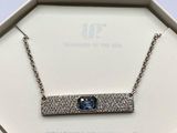 Bomb Party Necklace NK86296 “She Pairs With Everything” LC Spinel on Rhodium NWT Photo 0
