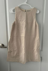 Abercrombie Linen Cream Dress Photo 0