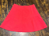 J Crew a-line preppy business casual size 4 red skirt Photo 0