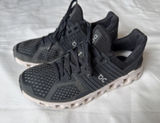 On Cloud Women's Black Gray White Mesh Running Athletic Gym Shoes Sneakers Sz‎ 7 Photo 0