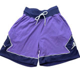Jordan Sport Womens Diamond Basketball Shorts Purple Loose Fit Jumpman‎ XS Photo 0