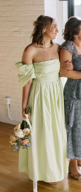 Hello Molly Dress Midi Green Photo 0
