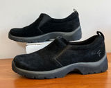 BareTraps Yard Black Suede Leather Slip On‎ Loafers Shoes Womens 9.5 Photo 0