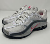 Nike Reax Run 5 Running Shoes Women 5 White Metallic Silver Pink Y2K Retro Gym Photo 0