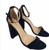 Black Open Toe Heels Photo 0