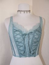 Victoria's Secret NWT Dream Angels Unlined Lace-Up Corset Top M Photo 0