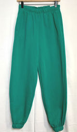 DSG Women Classic Fleece Cinch Sweatpant Melted‎ Emerald Green Small Jogger NEW Photo 0
