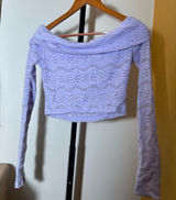 Urban Outfitters Out From Under Caroline‎ Lace Off The Shoulder Top NWT Size M Photo 0