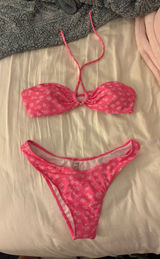 Shein Pink Bikini Set Photo 0