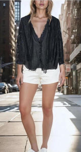Women's Black Blouse Photo 0