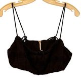 Free People Black Crop‎ Top nwt Photo 0