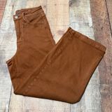 Judy Blue Women's Brown Denim High Rise Wide Leg Jeans Sz 1/25 Baggy 90s Stretch Photo 0