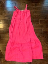 BB Dakota Hot Pink Sleeveless maxi Dress size medium new with tags Photo 0