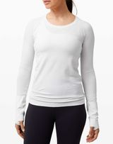 LULULEMON Swiftly Tech White Long Sleeve 2.0 Size 8 Photo 0