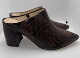 Marc Fisher Ragni Mules Snakeskin Print Women’s Size 7.5 Photo 0