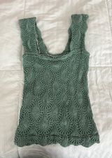 Green Free People square neck Photo 0
