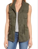 Sleeveless Utility Vest Army Green Small petite Photo 0