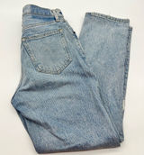 Abercrombie & Fitch Women’s Blue The 90s Straight Ultra High Rise Light Jeans-26 Photo 0