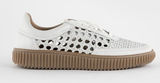 Free People Wimberly White Woven Sneakers with Gum Sole New w/ Box 8.5 Photo 0