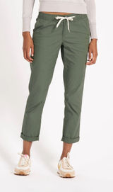 Vuori Womens Ripstop Pant Army Green Small Organic Cotton Modern Slimmer‎ Fit Photo 0