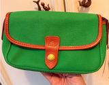 Dooney & Bourke Crossbody Women Small Kelly Green East/West Pebbled Leather Bag Photo 0
