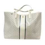 Tory Burch Tote Bag Gemini Link Shoulder Bag Printed Blue Chain Photo 0