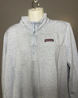 Vineyard Vines Shep Shirt Sweatshirt Womens XL Gray 1/4 Zip Fleece Pullover Photo 0
