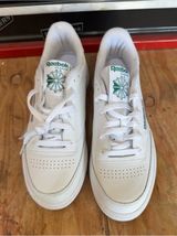 Reebok Club C 85 White Green Sneakers – Women's Size 11 Mens Size 9.5 New Photo 0