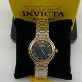 Invicta‎ Wildflower 48233 Womens 32mm Two Tone Stainless Steel Black Dial Watch Photo 0