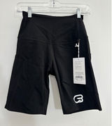 Tavi Stash & Dash Biker Shorts Ebony Black Medium Activewear Gym Hiking NWT Photo 0