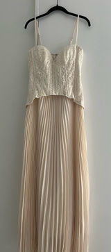 Daniella Lace Corset Pleated Maxi Dress Photo 0