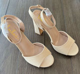 Lulu's Tan Block Heel Sandals Photo 0