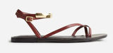 Madewell Vira Bangle Ankle-Wrap Sandal in Leather Photo 0