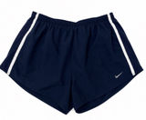 Nike Dri-Fit Women Blue Athletic Brief Lined Running Shorts Pants. Size-Large. Photo 0