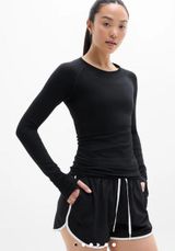 Athleta Top Long Sleeve Black Photo 0
