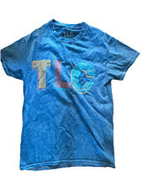 Vintage TLC Crazy Sexy Cool Graphic T-Shirt Blue Mineral Wash Band Tee Small Photo 0