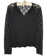 90s Polo Jeans Co.‎ Ralph Lauren L Lace Sheer Top Whimsigoth Fairy Grunge Y2K Photo 0