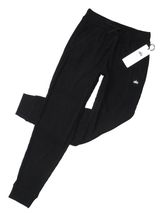 NWT Alo Yoga Muse Sweatpant in Black Ribbed Tapered Jogger Pants S Photo 0