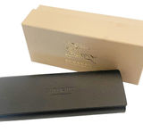 Burberry Hard Leather Empty Glasses Case Travel‎ Velvet Lining Cardboard Box Photo 0
